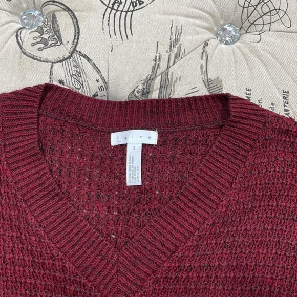 Leith Dolman Sleeve V-Neck Sweater - Picture 6 of 8